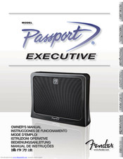 Fender Passport Executive PR 692 Owner's Manual