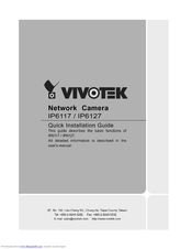 Vivotek IP6127 Quick Installation Manual