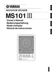Yamaha MS101 II Bedienungsanleitung