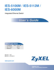 ZyXEL Communications IES-5106M User Manual