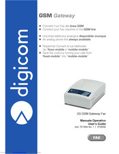 Digicom 2G GSM Gateway Fax User Manual