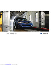 Subaru 2008 IMPREZA Outback Sport Brochure & Specs