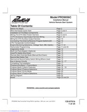 Audiovox PurSuit PRO9056C Installation Manual