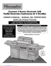 Charmglow Gourmet 810-8640-S Owner's Manual