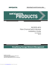 McDATA 4416 Installation Manual
