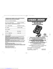 Black & Decker JUS500IB Instruction Manual