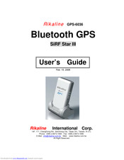 Rikaline GPS-6036 User Manual