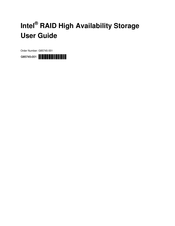 Intel RAID High Availability Storage User Manual