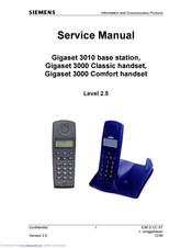Gigaset Gigaset 3010 Classic Service Manual