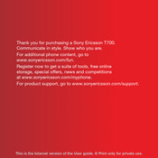 Sony Ericsson Xperia V LT25i User Manual