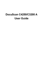 Fuji Xerox DocuScan C3200 A User Manual