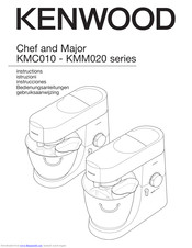 Kenwood Chef and Major KMC020 series Instructions Manual