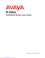 Avaya IP Office 4400 Series User Manual