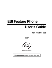 ESI ESI-600 User Manual