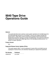 HP 9840 Operation Manual