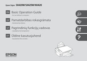 Epson STYLUS SX425W Basic Operation Manual