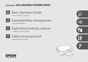 Epson Stylus Office BX535WD Operation Manual