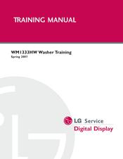 LG WM1333HW Training Manual