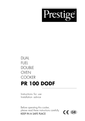 Prestige PR 100 DODF Instructions For Use Manual