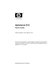 HP AlphaServer TS15 Owner's Manual