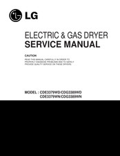 LG CDG3389WN Service Manual