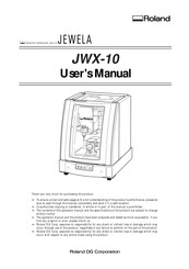 Roland JEWELA JWX-10 User Manual