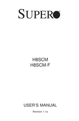 Supermicro H8SCM-F User Manual