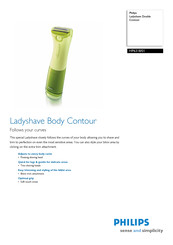 Philips ladyshave HP6318/01 Specifications
