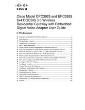 Cisco EPC3925 User Manual