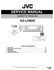 JVC KS-LH60R Service Manual