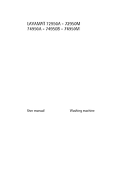 AEG LAVAMAT 72950A User Manual