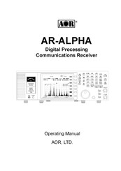 AOR AR-ALPHA Operating Manual