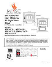 MHSC SSW30STAPB Installation And Operation Manual
