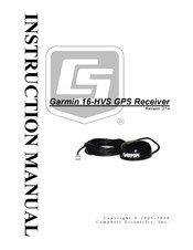 Garmin CR3000 Instruction Manual