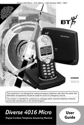BT Diverse 4016 Micro User Manual