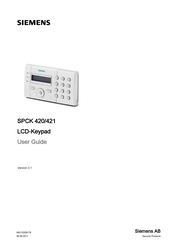 Siemens SPCK 420 User Manual
