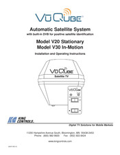 VuQube V30 Installation And Operating Instructions Manual