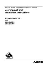 Biasi RIVA ADVANCE HEM110.24C User Manual And Installation Instructions