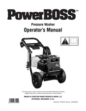 Briggs & Stratton PowerBoss Operator's Manual