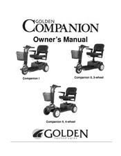 Golden Technologies Companion II 3-wheel Owner's Manual