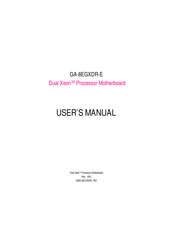 Gigabyte GA-8EGXDR-E User Manual