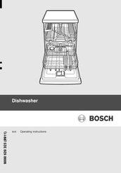 Bosch SMS50E22AUW Operating Instructions Manual