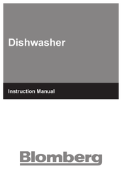 Blomberg Dishwasher Instruction Manual