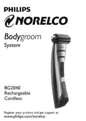 Philips Norelco BG2040 Instructions For Use Manual