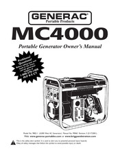 Generac Power Systems MC4000 Owner's Manual