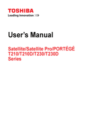 Toshiba Satellite PRO T230 User Manual