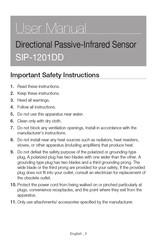 Samsung SIP-1201DD User Manual