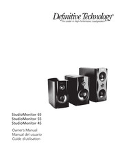 Definitive Technology StudioMonitor 65 Owner's Manual
