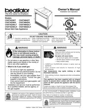 Heatilator CNXT4236IH CNXT4842IH Owner's Manual