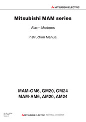 Mitsubishi Electric MAM-AM20 Instruction Manual
